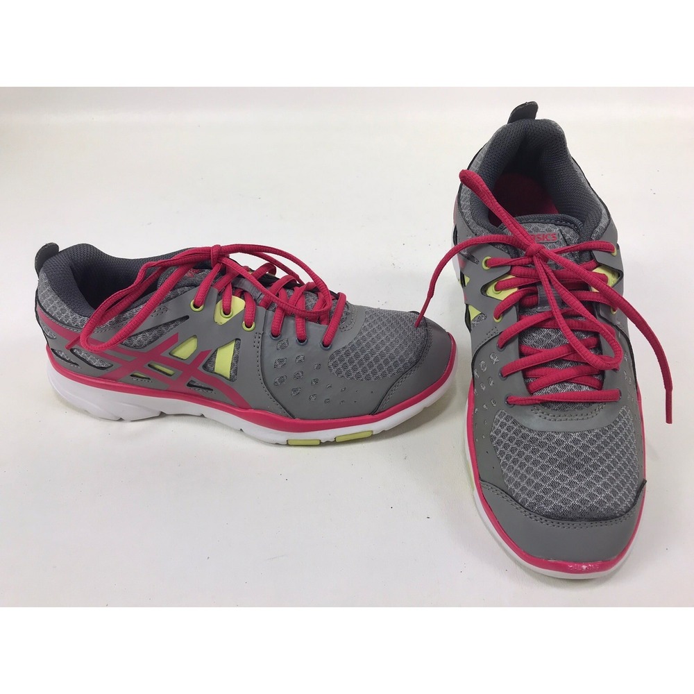 ASICS Gel-Sustain TR 2 S398Y Athletic Shoes Size 7.5 Gray Pink